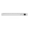 Valdomas L2 tinklo jungiklis UBIQUITI USW-Aggregation — 8 SFP+ lizdai, 10G palaikymas, be ventiliatoriaus, 1U stelažui, sidabrinis
