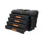 Įrankių dėžė KETER DIY ROC Pro Gear 4 Drawers Unit XL su 4 stalčiais, technopolimeras, 25 L