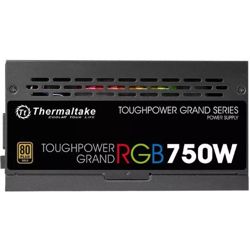 Thermaltake ToughPower Grand RGB 750W Gold - Maitinimo šaltinis (vidinis) - ATX12V 2.4/ EPS12V 2.92 - 80 PLUS Gold - AC 100-240 V - 750 W - Active PFC -