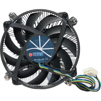 Titan DC-HA11TZ/RPW kompiuterio aušinimo sistema procesoriaus oro aušinimas 9,5 cm aliuminis - juoda (DC-HA11TZ/RPW)