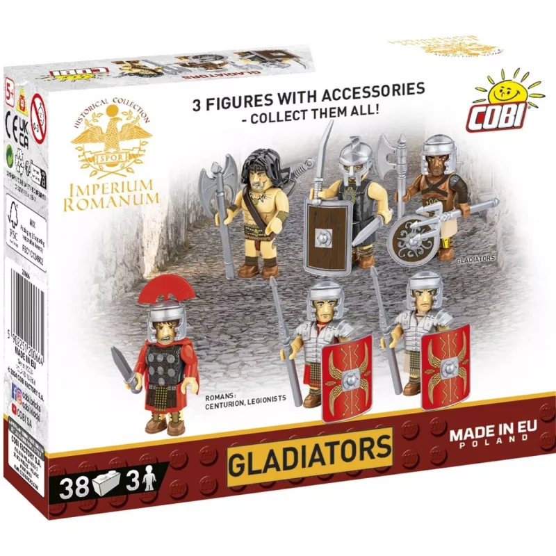 Blocks Imperium Romanum - Gladiators 3 figurėlės