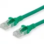 ROLINE - komutacinis kabelis - RJ-45 (M) į RJ-45 (M) - 30 cm - SFTP, PiMF - CAT 6 - be halogenų, formuotas, daug gijų - žalias (21.15.2954)