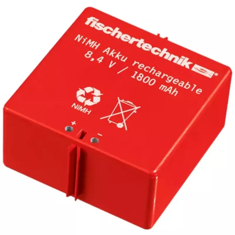 Baterijų įkroviklis Fischertechnik 34969 NiMH 1500mAh 8.4V Juodas Raudonas