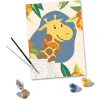 Ravensburger CreArt 23903 tapybos pagal skaičius rinkinys, Hello Giraffe