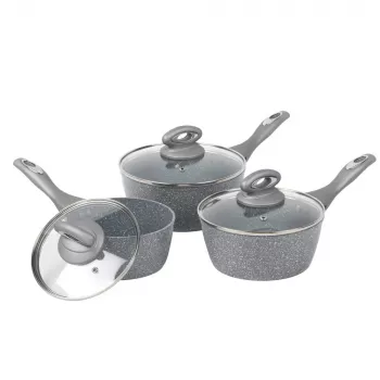 Puodų rinkinys Salter BW02986G1EU7 — 3 dalių puodai 16 cm, 18 cm, 20 cm