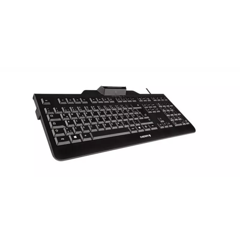 CHERRY KC 1000 SC klaviatūra USB QWERTZ Swiss Juoda