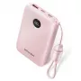 Išorinė baterija Vention FKAP0-C 10000 mAh, 2× USB-C + 1× USB-A, 22.5 W, rožinė