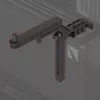 GPU laikiklis HAVN HS 420 juodas — vertikalus GPU atraminis laikiklis kompiuterių korpusams