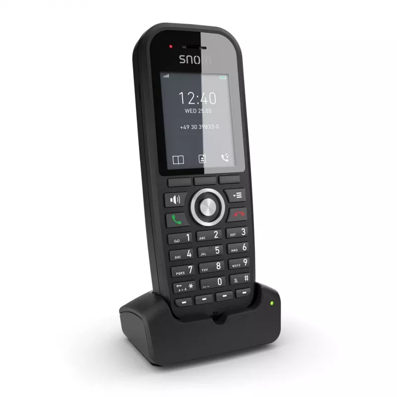 DECT telefonas Snom M30 IP DECT belaidis ragelis juodas