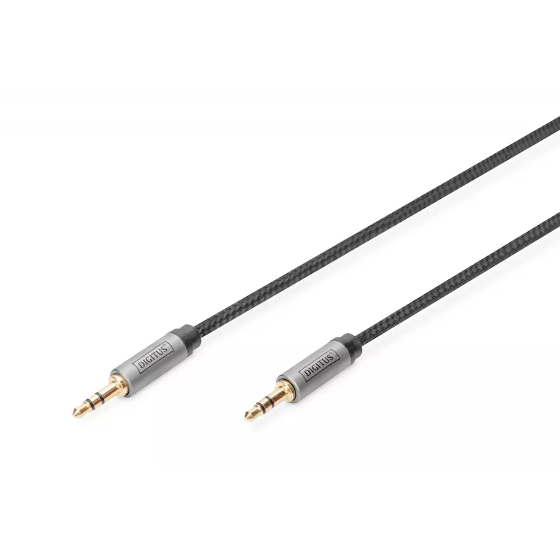 Digitus Audio Connection kabelis 3.5 mm lizdas į 3.5 mm lizdą 1.8 m Juoda