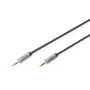 Digitus Audio Connection kabelis 3.5 mm lizdas į 3.5 mm lizdą 1.8 m Juoda