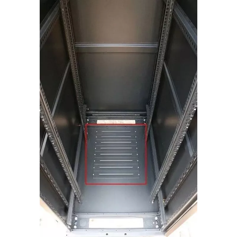 Laisvai stovintis stovas Extralink 42U 800x800 STOVIMA RACK SPINTA JUODA 1400 kg talpa