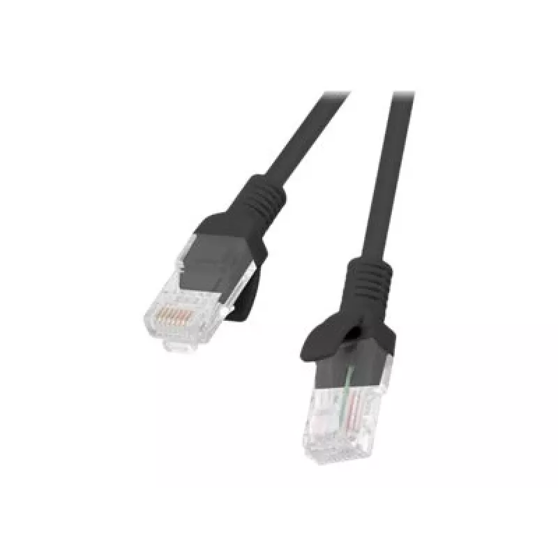 Tinklo kabelis LANBERG PCU5-10CC-0200-BK RJ-45 Cat5e U/UTP 2 m juodas