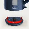 Elektrinis virdulys Tefal KO2M0410 — 1,7 l, 2400 W, mėlynas, vandens lygio indikatorius, antikalkinis filtras