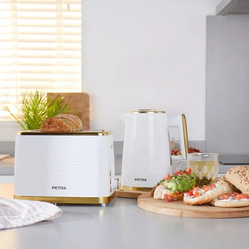 Mini krosnelė Petra PT5032WVDE 2 riekių, kompaktiška 2 lizdų elektrinė mini krosnelė