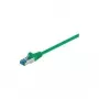Wentronic Goobay CAT 6a komutacinis kabelis, S/FTP (PiMF), žalias, 3 m - LSZH be halogenų, varis (93783)
