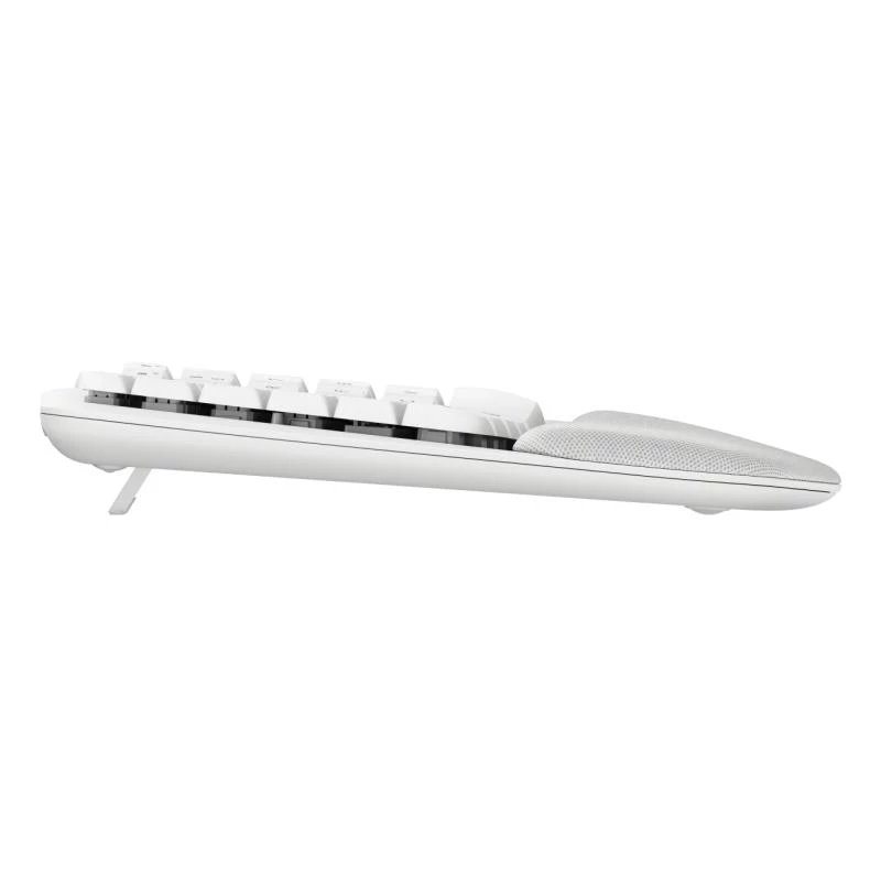 Logitech Wave Keys klaviatūra, biuro, belaidė RF ir Bluetooth, QWERTZ, vokiška, balta