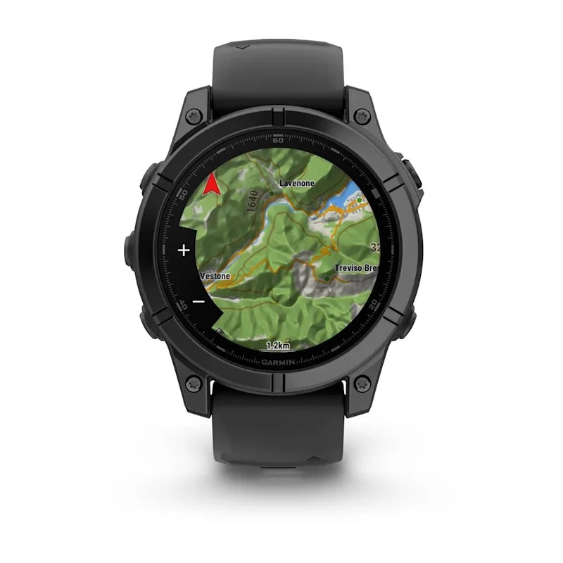 Garmin Fenix E 3,3 cm (1,3 colio) AMOLED 47 mm Skaitmeninis 416 x 416 pikselių Liečiamas ekranas Juodas „Wi-Fi“ GPS (palydovas)