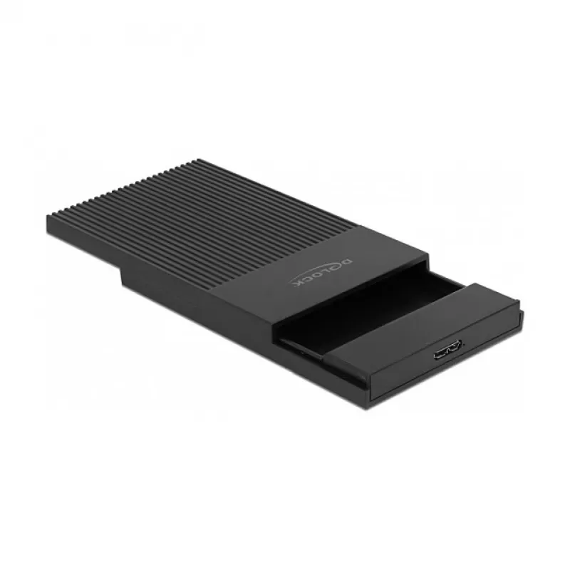 HDD/SSD korpusas DeLOCK 42011 Juoda 2.5 colio SATA III 5 Gbit/s