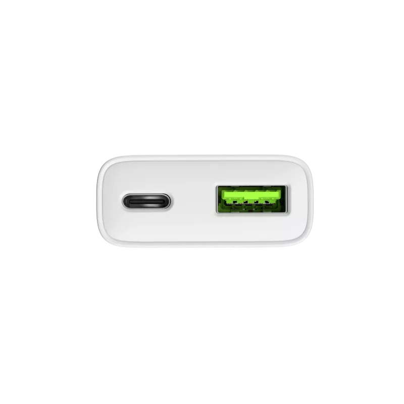Maitinimo adapteris NATEC Ribera NUC-2376 — 1× USB-A, 1× USB-C, 3 A išėjimas