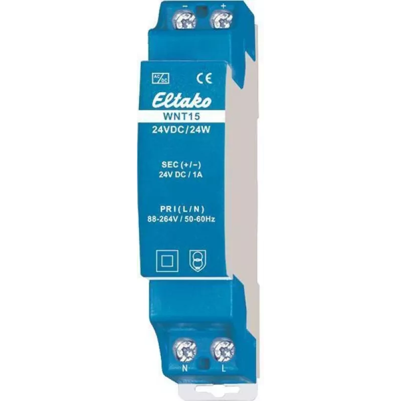 Eltako WNT15-24VDC/24W/1A Weitbereichs-Schalt maitinimo šaltinis 20000073 (20000073)