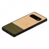 Smartphone dėklas man and wood, skirtas Galaxy S10 — bambuko miškas juodas