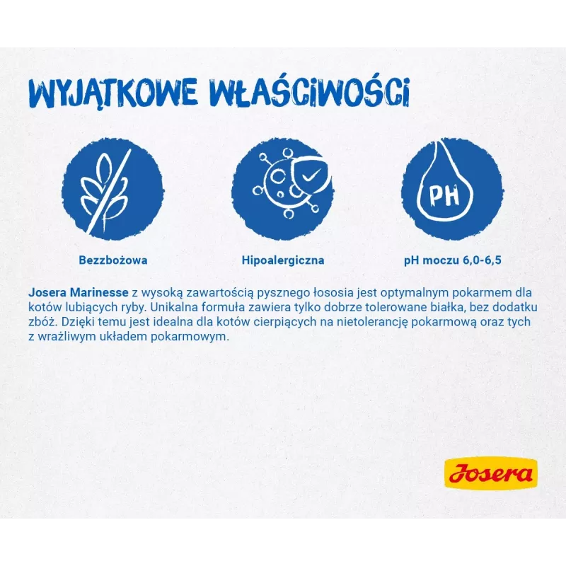 Sausas kačių maistas Josera 9802 2 kg Suaugusioms katėms Bulvės Ryžiai Lašiša