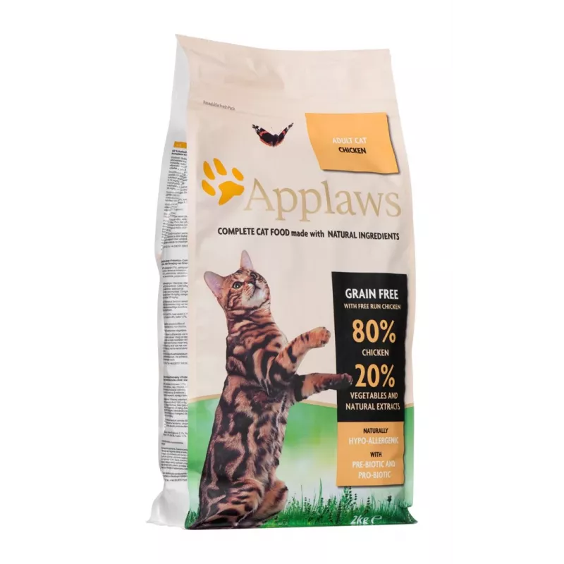 APPLAWS Vištiena - sausas kačių maistas - 2 kg