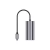 USB-C į RJ45 adapteris Unitek U1343AGY01 — 5 Gbps Ethernet, USB-C (kištukas) į RJ45 (lizdas), pilkas, 0,15 m laidas