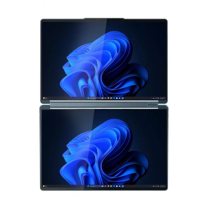 Lenovo Yoga Book 9 14IAH10 Intel Core Ultra 7 255H 35,6 cm (14 inch) jutiklinis ekranas 2.8K 32 GB LPDDR5x-SDRAM 1 TB SSD Wi-Fi 7 (802.11be) Windows 11 Pro žalsvai mėlyna