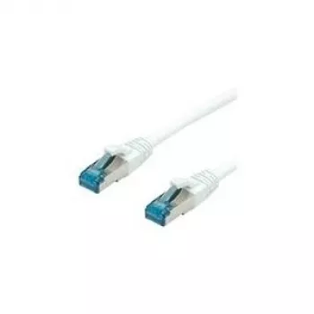 VALUE - komutacinis kabelis - RJ-45 (V) į RJ-45 (V) - 1,5 m - SFTP, PiMF - CAT 6a - be halogenų, lietas, neužsikabinantis, vytos gyslos - balta (21.99.1996)