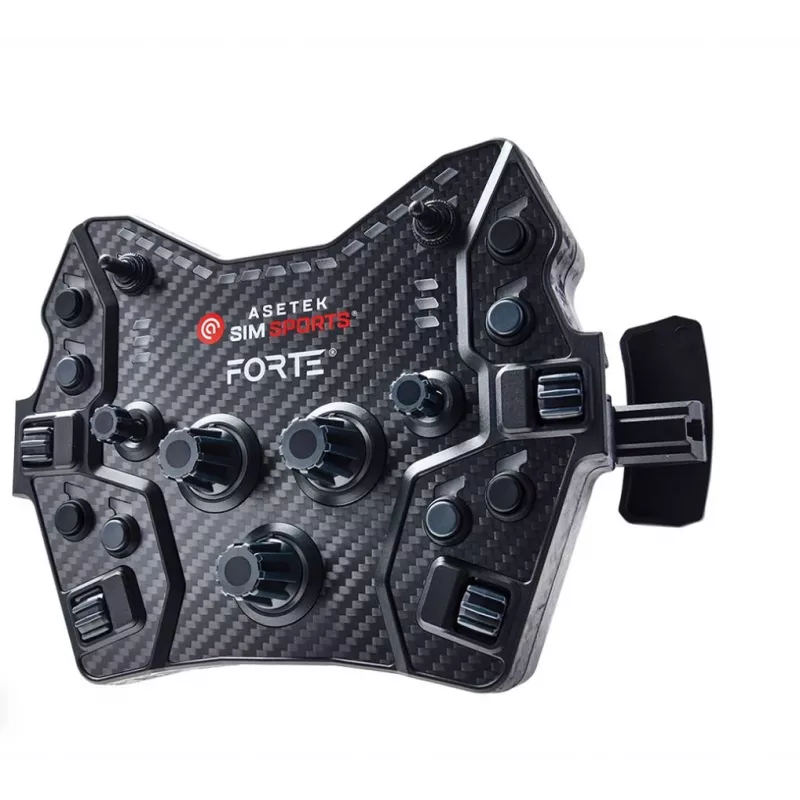 Asetek SimSports Forte GT Button Box - Juodas leidimas