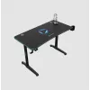Žaidimų stalas Onex GD1200H — 1200 mm stalviršis su puodelio laikikliu ir ausinių kabliu