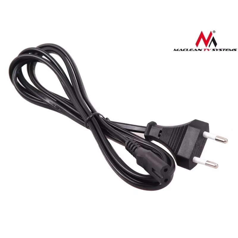 Maitinimo laidas MACLEAN MCTV-809 — 1,5 m, maitinimo kištukas C tipo – C1 mova, 220–250 V