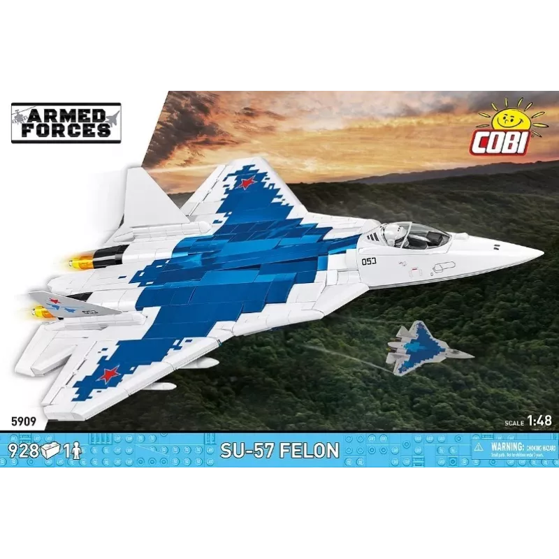 Konstruktorius Cobi SU-57 Felon, 928 dalys – Cobi modelis COBl-5909