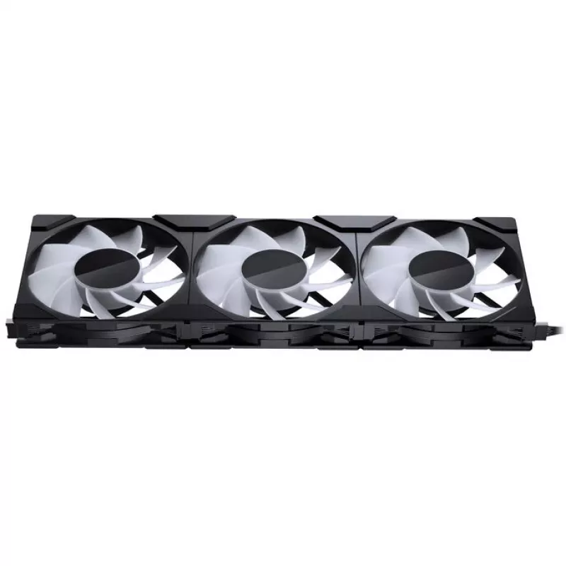 120mm PHANTEKS M25 Gen2 PWM D-RGB korpuso ventiliatorius, juodas, 3 kontaktų
