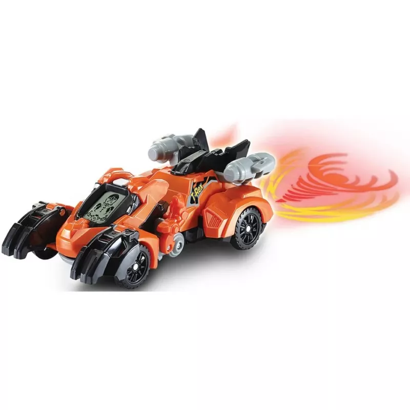 Transformuojama žaidimo figūrėlė VTech Fire-T-Rex 80-538004 — elektroninis žaislas, virstantis dinozauru