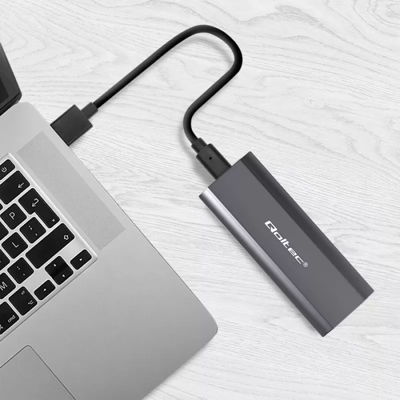 Qoltec 52271 saugojimo diskų dėklas SSD dėklas Pilka M.2