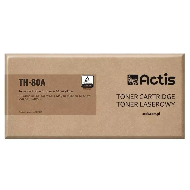 Actis TH-80A Toneris (pakaitalas HP 80A CF280A; Standartinis; 2700 puslapių; juodas)