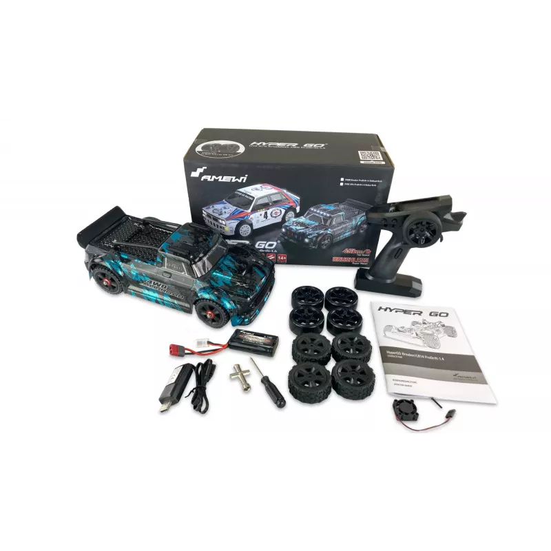 Automobilis Amewi Hyper Go Breaker Prodrift 1.4 Elektrinis variklis 1:14