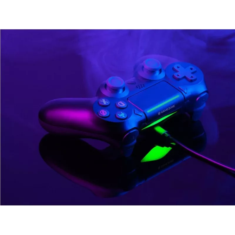 Laidinis žaidimų pultas TRACER SHOGUN PRO Juoda — 16 mygtukų, analoginis/skaitmeninis, 1,5 m laidas, vibracija, PC/PS4/PS3