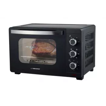 Mini krosnelė ESPERANZA EKO006N – 25 l kompaktiška elektrinė stalviršio krosnelė, 1600 W, konvekcinė, sukamieji valdikliai