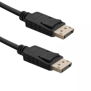 DisplayPort laidas, DisplayPort kištukas / DisplayPort kištukas, Qoltec 50587, 2 m, juodas