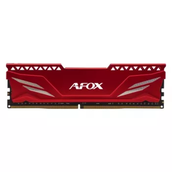 Stalinis DDR4 RAM AFOX 16GB 3200MHz CL16 1x16GB 1.35V Unbuffered raudona