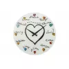 NeXtime klok 8030 Loving You, Ø43 cm, sieninis, baltas / įvairiaspalvis