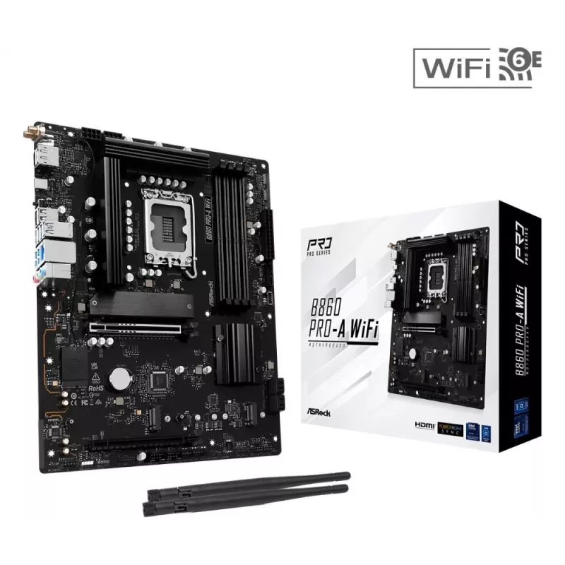 ASRock B860 Pro-A WiFi pagrindinė plokštė