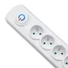 Apsauginis filtrų lizdas Qoltec 50293 Baltas 8 AC lizdai 230 V