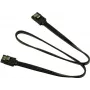 Inter-Tech - SATA kabelis - Serial ATA 150/300/600 - SATA į SATA - 50cm - su užraktu (88885310)