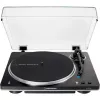 AT-LP70XBTBS, patefonas juodas/sidabrinis, integruotas fono pirminis stiprintuvas, Bluetooth, visiškai automatinis, diržinė pavara