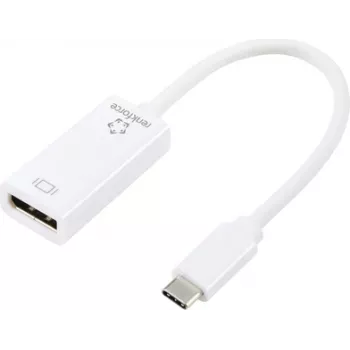 Renkforce USB-C®, DisplayPort adapteris [1x USB-C® kištukas – 1x DisplayPort lizdas] 0,15 m (RF-6056894)